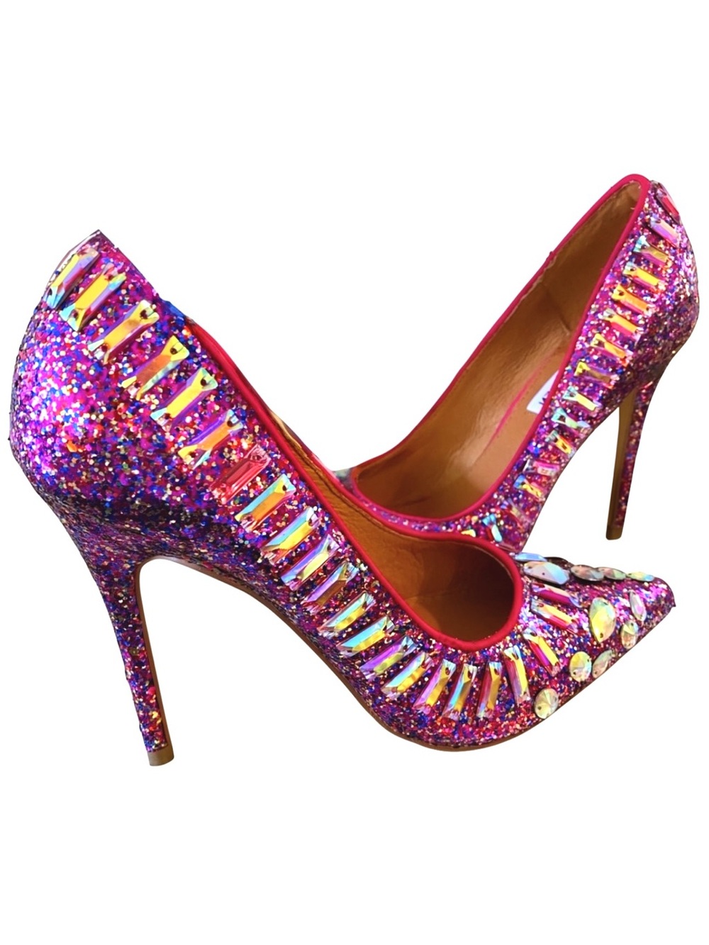 pink stoned pumps